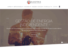 Tablet Screenshot of electricservice.com.br